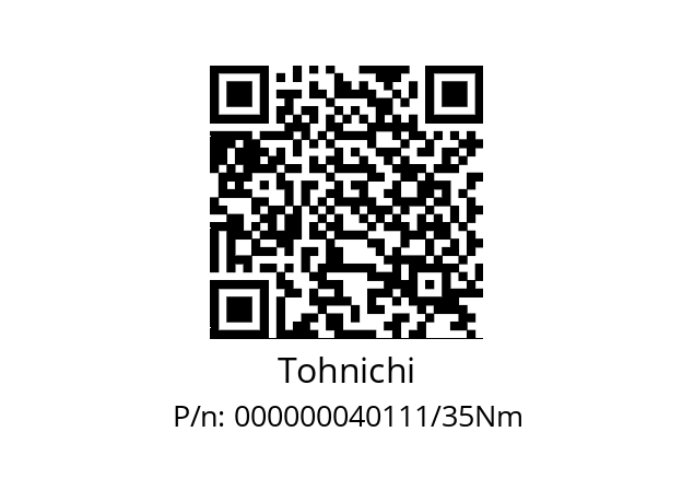   Tohnichi 000000040111/35Nm