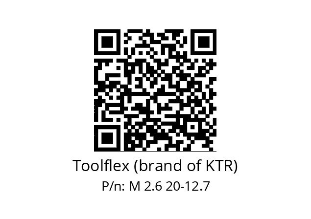   Toolflex (brand of KTR) M 2.6 20-12.7