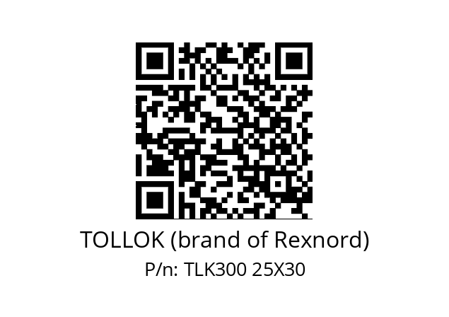   TOLLOK (brand of Rexnord) TLK300 25X30