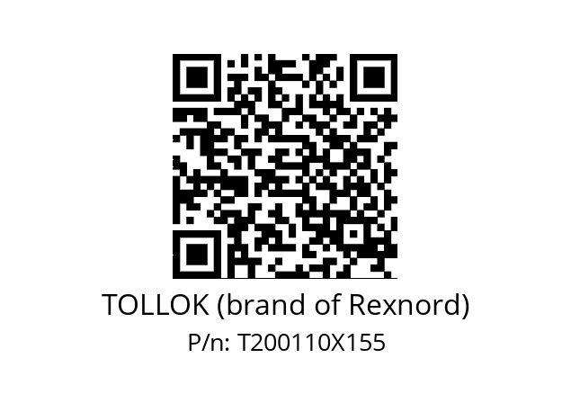   TOLLOK (brand of Rexnord) T200110X155