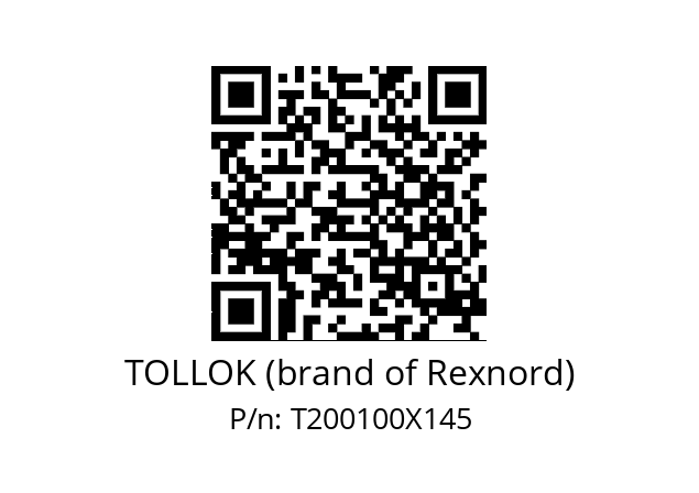   TOLLOK (brand of Rexnord) T200100X145