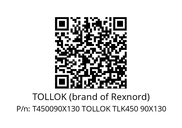   TOLLOK (brand of Rexnord) T450090X130 TOLLOK TLK450 90X130