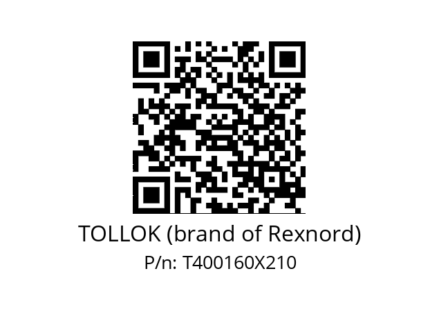   TOLLOK (brand of Rexnord) T400160X210