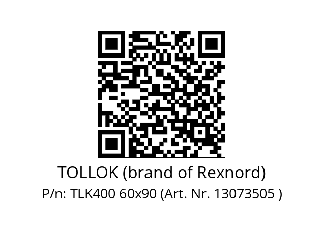   TOLLOK (brand of Rexnord) TLK400 60x90 (Art. Nr. 13073505 )