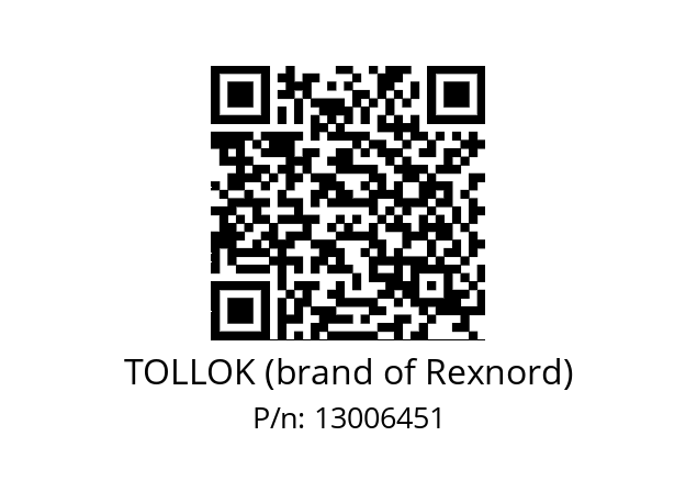   TOLLOK (brand of Rexnord) 13006451