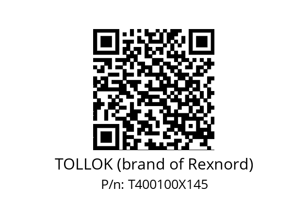   TOLLOK (brand of Rexnord) T400100X145