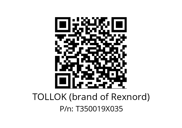   TOLLOK (brand of Rexnord) T350019X035