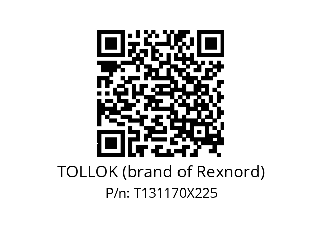   TOLLOK (brand of Rexnord) T131170X225