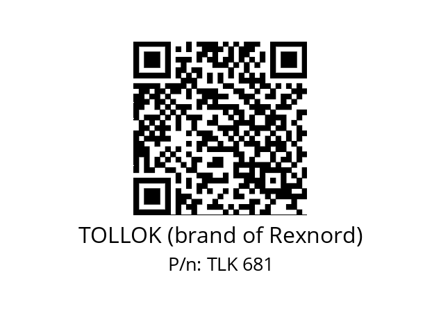   TOLLOK (brand of Rexnord) TLK 681