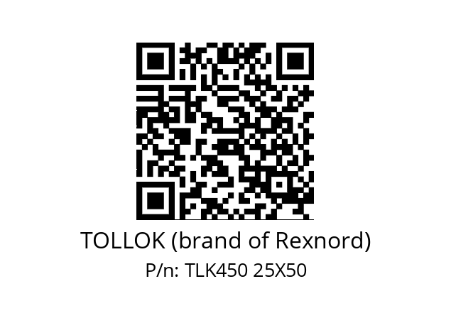   TOLLOK (brand of Rexnord) TLK450 25X50