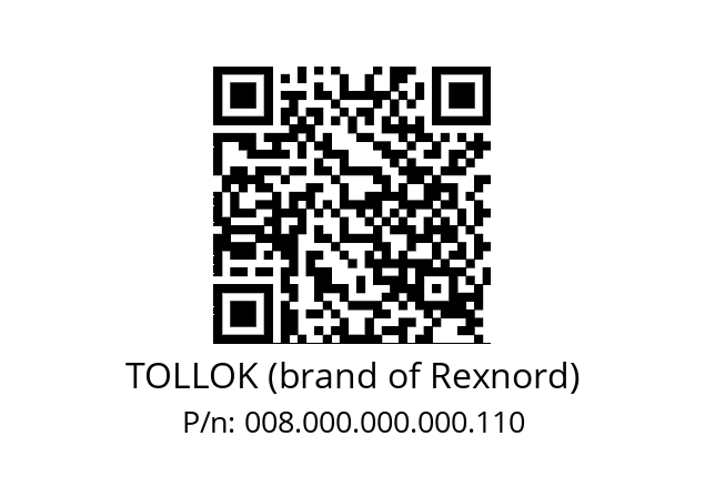   TOLLOK (brand of Rexnord) 008.000.000.000.110