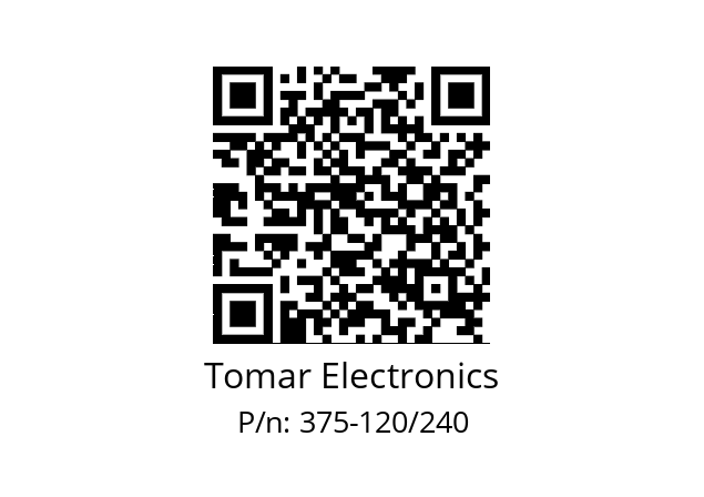   Tomar Electronics 375-120/240