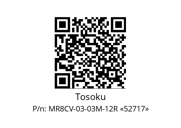   Tosoku MR8CV-03-03M-12R «52717»