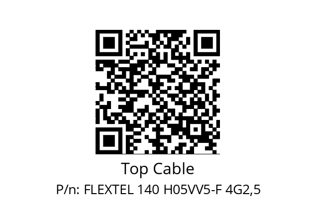   Top Cable FLEXTEL 140 H05VV5-F 4G2,5