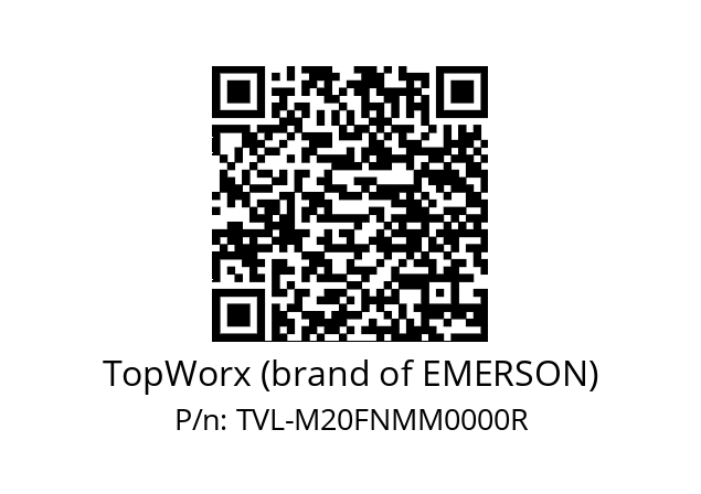   TopWorx (brand of EMERSON) TVL-M20FNMM0000R