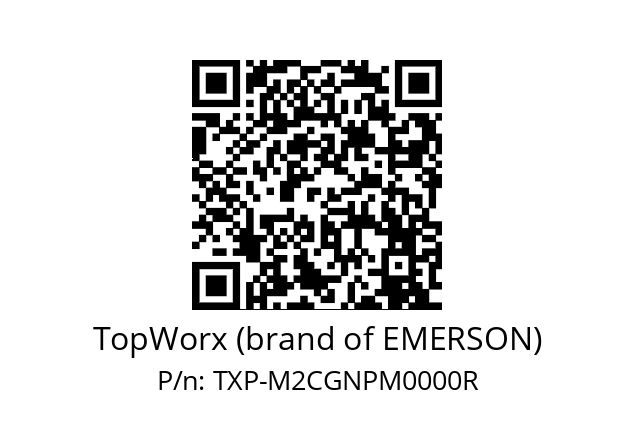   TopWorx (brand of EMERSON) TXP-M2CGNPM0000R