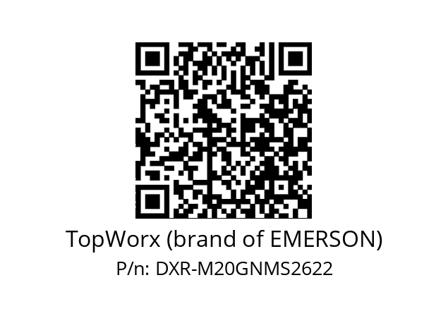   TopWorx (brand of EMERSON) DXR-M20GNMS2622