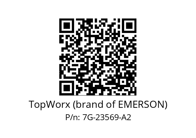   TopWorx (brand of EMERSON) 7G-23569-A2