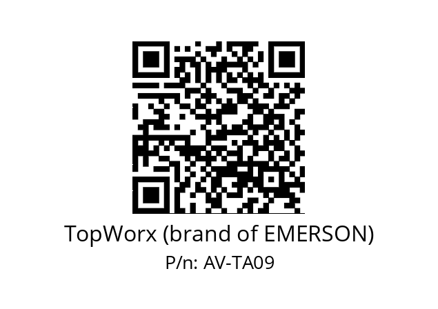   TopWorx (brand of EMERSON) AV-TA09