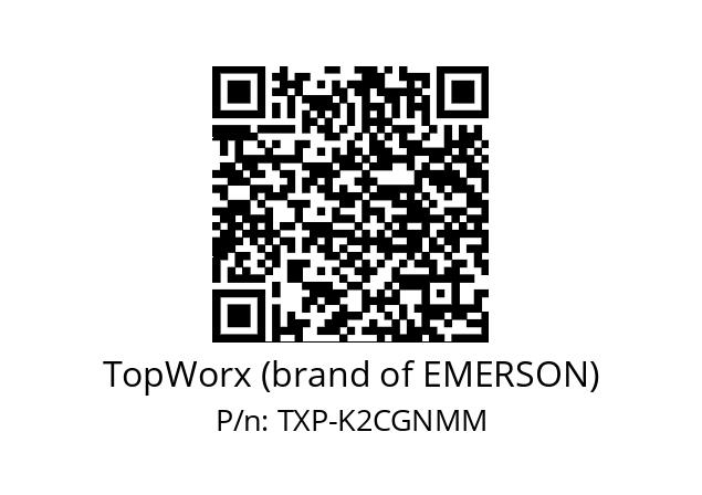   TopWorx (brand of EMERSON) TXP-K2CGNMM