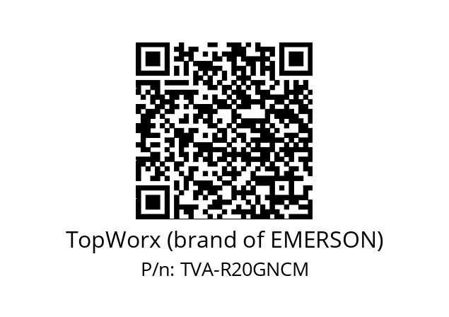   TopWorx (brand of EMERSON) TVA-R20GNCM