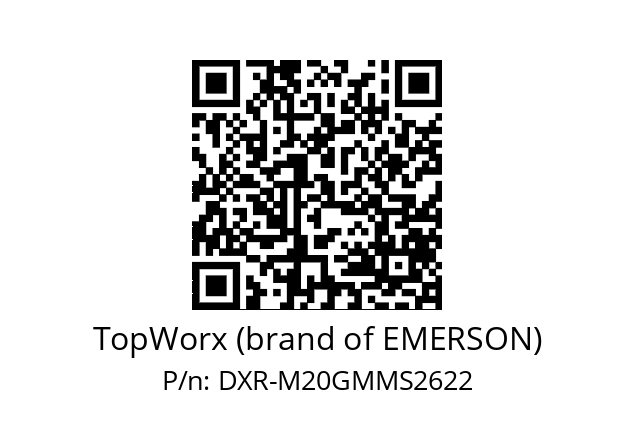   TopWorx (brand of EMERSON) DXR-M20GMMS2622