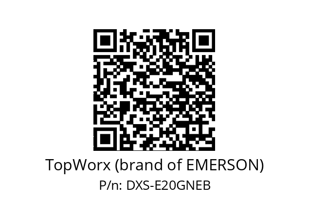   TopWorx (brand of EMERSON) DXS-E20GNEB