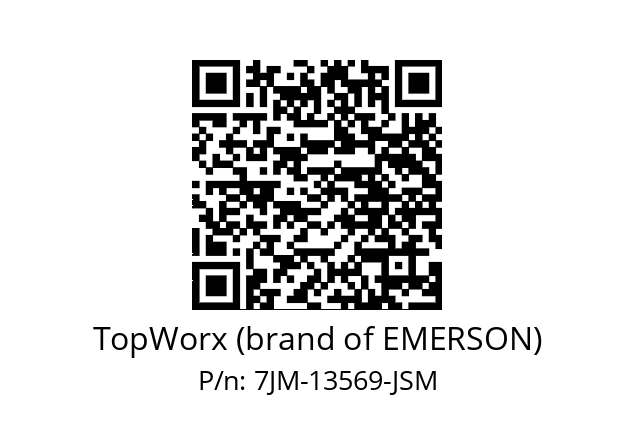   TopWorx (brand of EMERSON) 7JM-13569-JSM