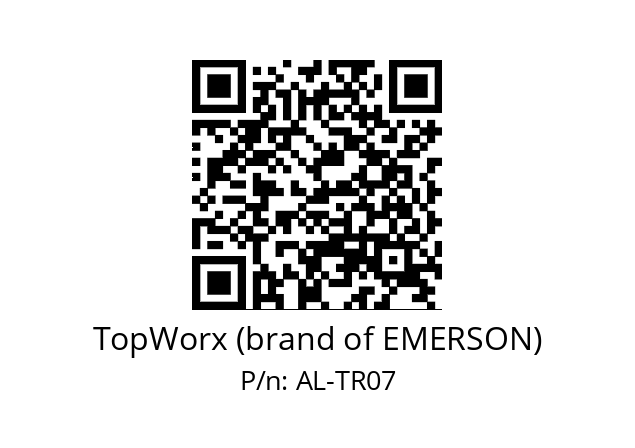   TopWorx (brand of EMERSON) AL-TR07