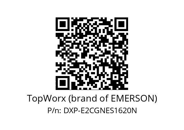   TopWorx (brand of EMERSON) DXP-E2CGNES1620N