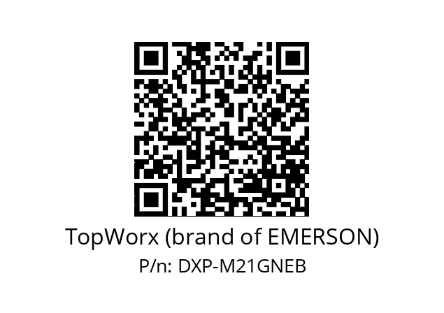   TopWorx (brand of EMERSON) DXP-M21GNEB