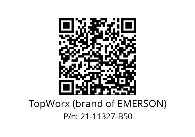   TopWorx (brand of EMERSON) 21-11327-B50