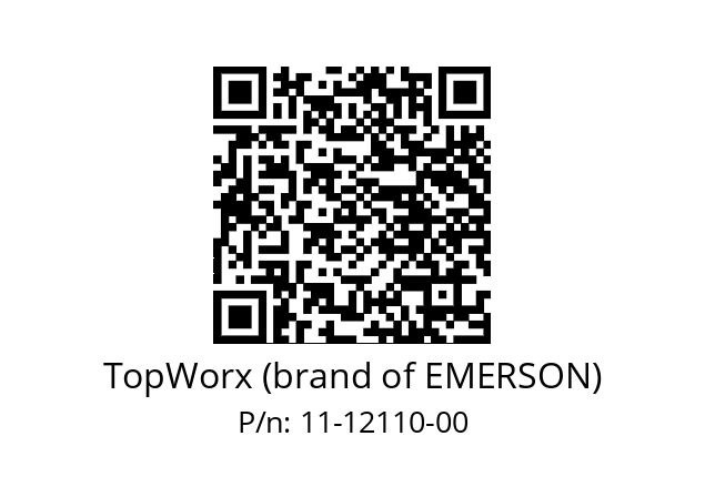   TopWorx (brand of EMERSON) 11-12110-00