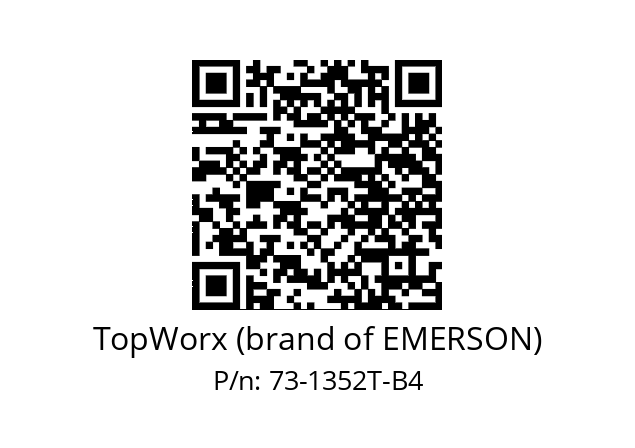   TopWorx (brand of EMERSON) 73-1352T-B4