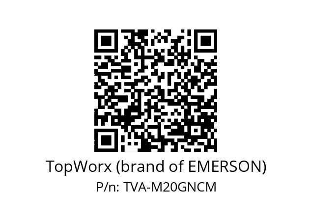   TopWorx (brand of EMERSON) TVA-M20GNCM