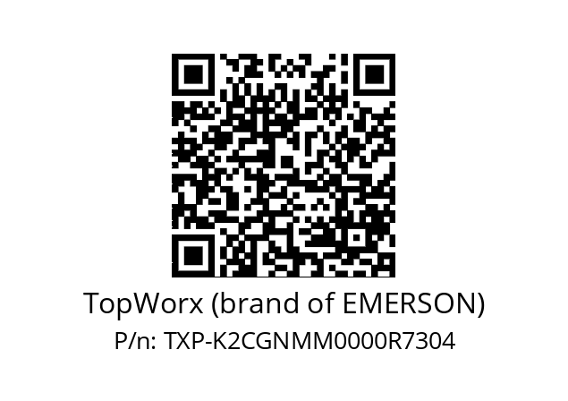   TopWorx (brand of EMERSON) TXP-K2CGNMM0000R7304