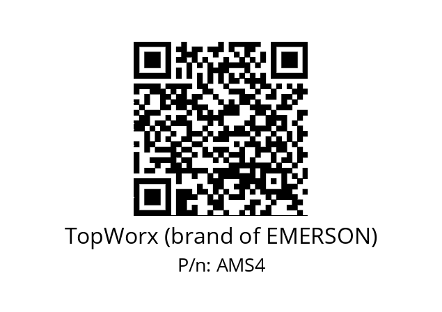   TopWorx (brand of EMERSON) AMS4