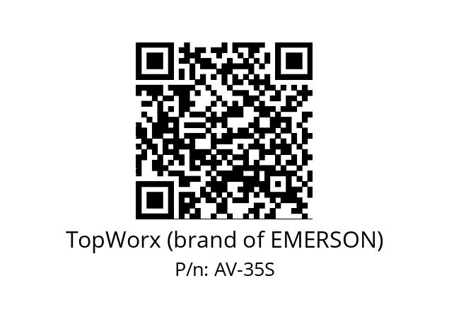   TopWorx (brand of EMERSON) AV-35S