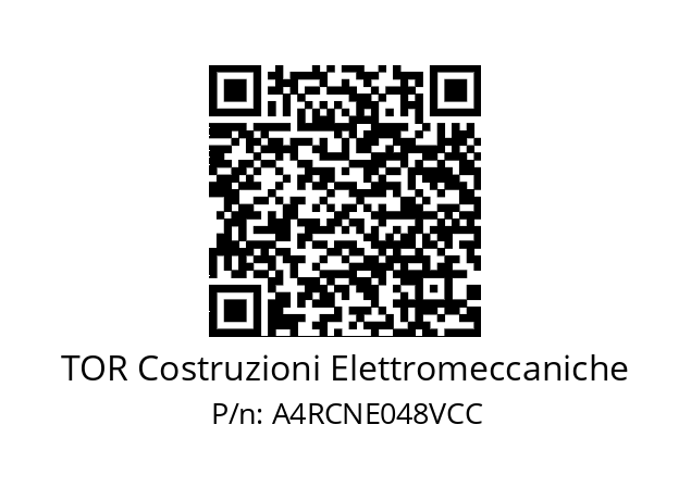   TOR Costruzioni Elettromeccaniche A4RCNE048VCC