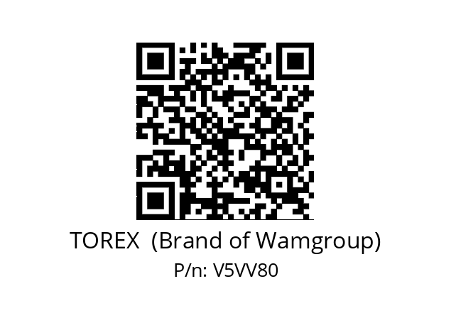   TOREX  (Brand of Wamgroup) V5VV80