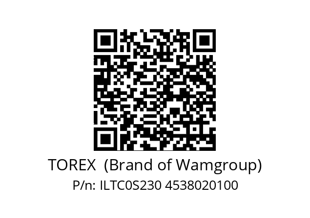   TOREX  (Brand of Wamgroup) ILTC0S230 4538020100