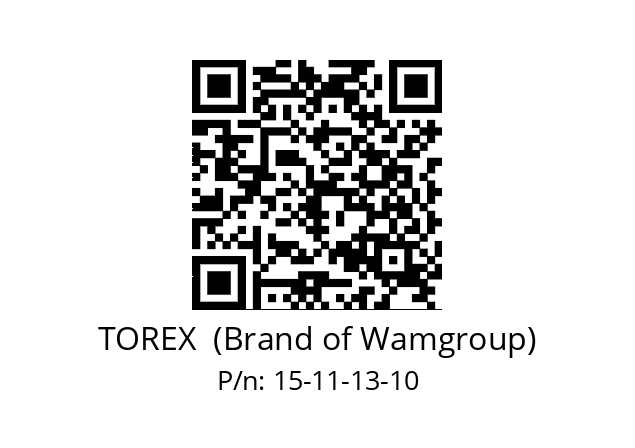   TOREX  (Brand of Wamgroup) 15-11-13-10