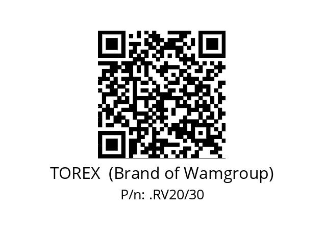   TOREX  (Brand of Wamgroup) .RV20/30