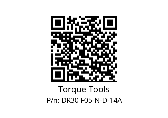   Torque Tools DR30 F05-N-D-14A