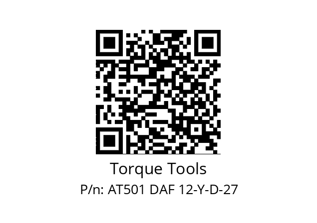   Torque Tools AT501 DAF 12-Y-D-27