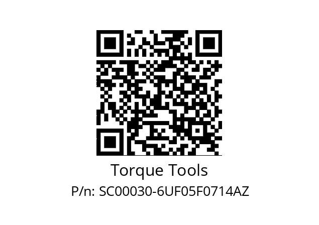   Torque Tools SC00030-6UF05F0714AZ