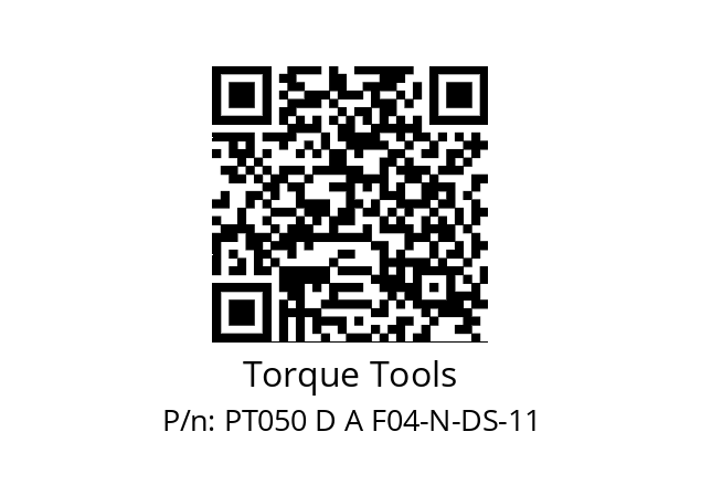   Torque Tools PT050 D A F04-N-DS-11