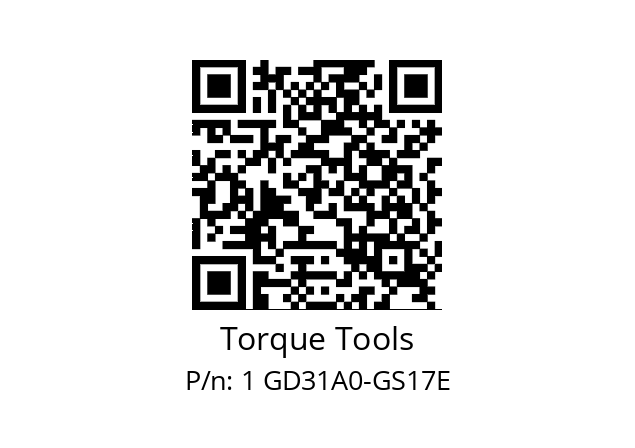   Torque Tools 1 GD31A0-GS17E