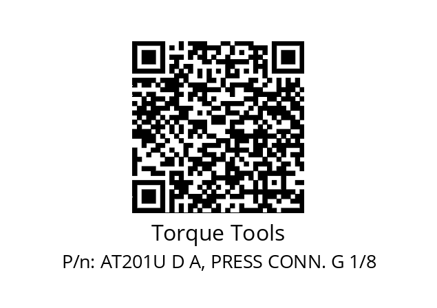   Torque Tools AT201U D A, PRESS CONN. G 1/8