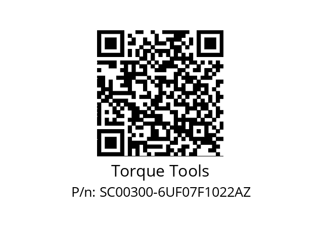   Torque Tools SC00300-6UF07F1022AZ